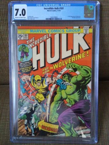 The Incredible Hulk 70 CGC Marvel Silver Age Comic Book 1st Wolverine Very Nice