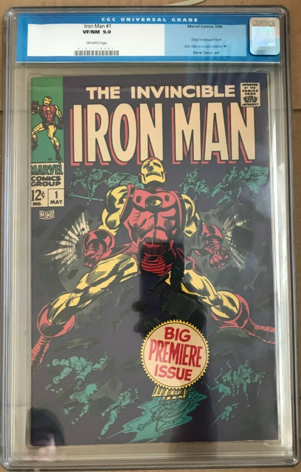 Iron Man Full Run 1318 Lot 68 1 CGC 90 2 92 Rest FNNM 55 VF 1st Thanos