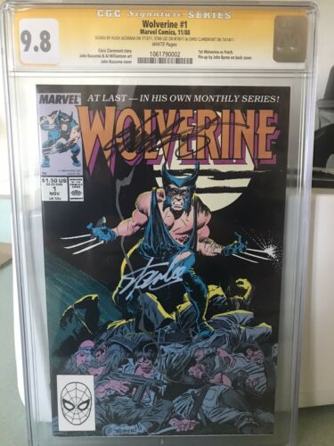 Wolverine 1 CGC SS 98 HUGH JACKMAN Stan Lee Claremont 1 Of 1 Triple Signed