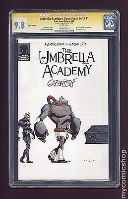 Umbrella Academy Apocalypse Suite Retailer edition 1 CGC 98 SS 1046057002