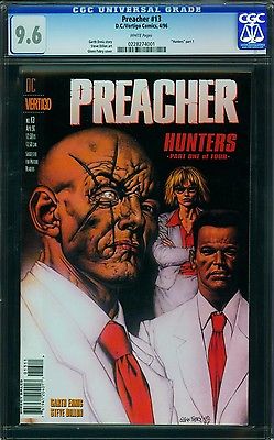 PREACHER 13CGC 961996WPHUNTERSGARTH ENNISSTEVE DILLON 0228274001