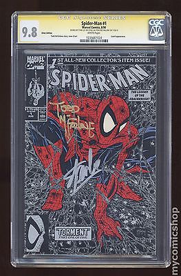 SpiderMan 1990 1SILVER CGC 98 SS 1235661024