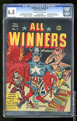 All Winners Comics 1941 2 CGC 65 1197662006