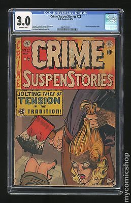 Crime Suspenstories 195055 EC Comics 22 CGC 30 0962551001