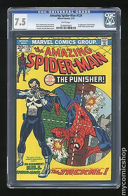 Amazing SpiderMan 1963 1st Series 129 CGC 75 0248959003