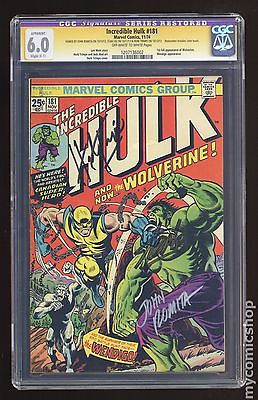 Incredible Hulk 19621999 1st Series 181 CGC 60 RESTORED SS 1207136002