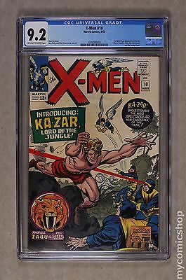 Uncanny XMen 1963 1st Series 10 CGC 92 1335090005