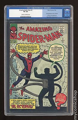 Amazing SpiderMan 1963 1st Series 3 CGC 40 0059384002