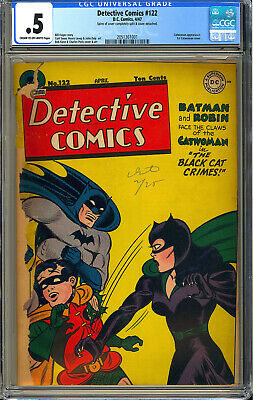 Detective Comics 122 Classic 1st Catwoman Cover Batman DC Comic 1947 CGC 5