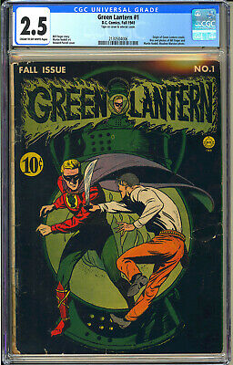 Green Lantern 1 Original Owner Unrestored Golden Age DC Comic 1941 CGC 25