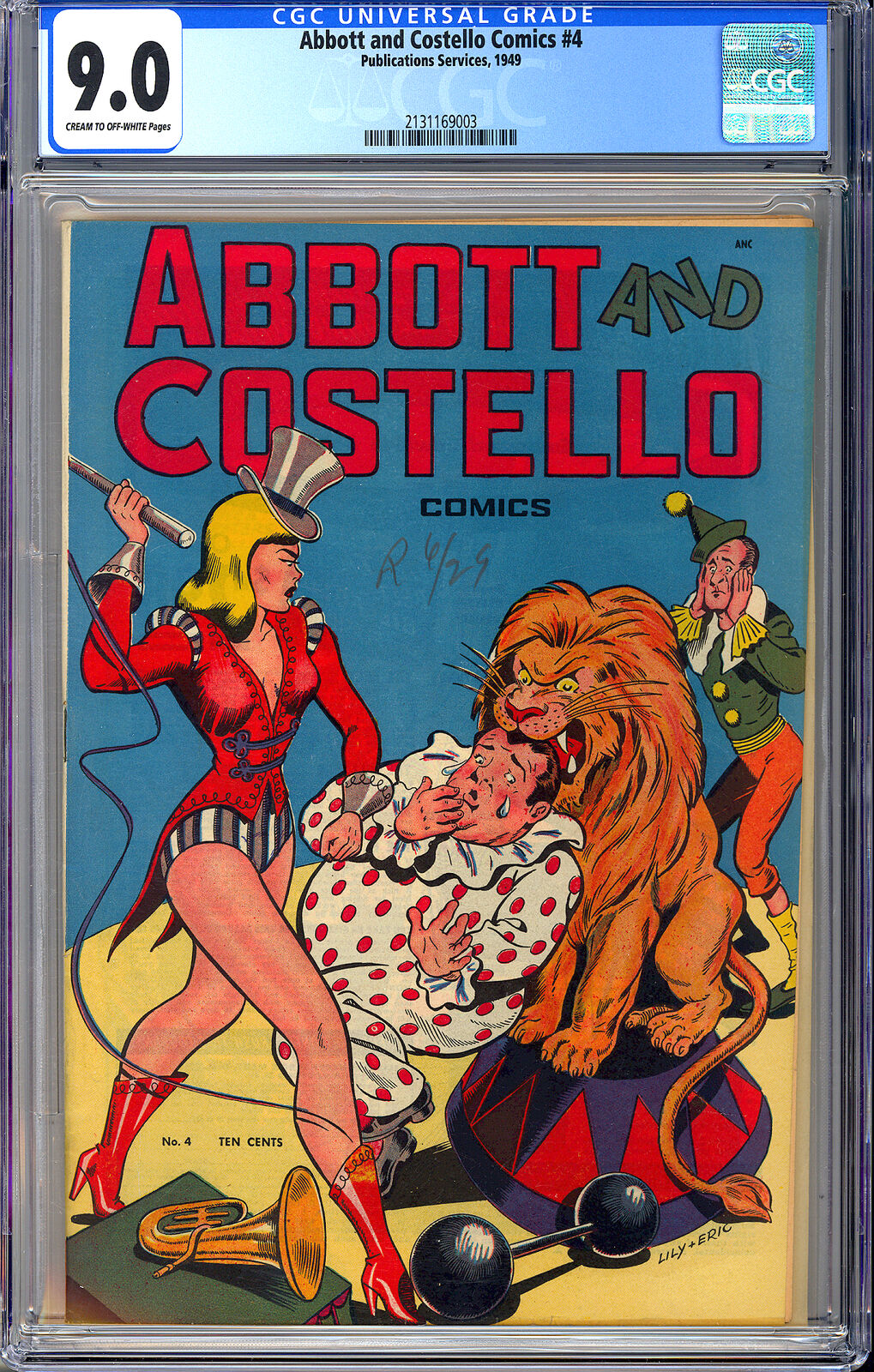 Abbott and Costello Comics 4 Scarce PreCode Good Girl St John 1949 CGC 80