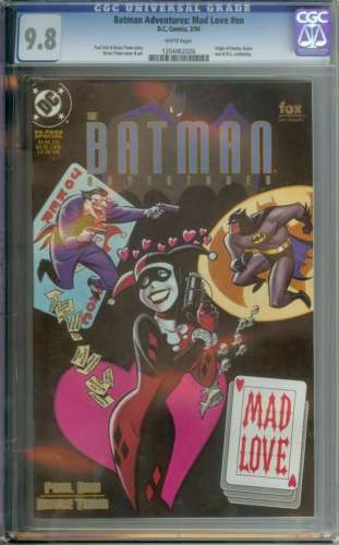 BATMAN ADVENTURES MAD LOVE 1 CGC 98 WHITE PAGES