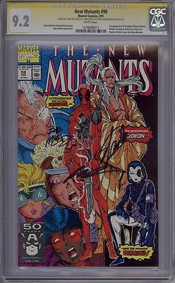 New Mutants 98  CGC Signature Series Graded 92  1st Deadpool