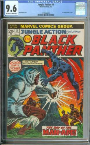 JUNGLE ACTION 5 CGC 96 OWWH PAGES