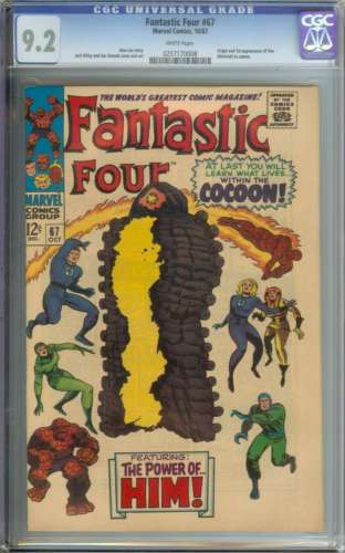 FANTASTIC FOUR 67 CGC 92 WHITE PAGES