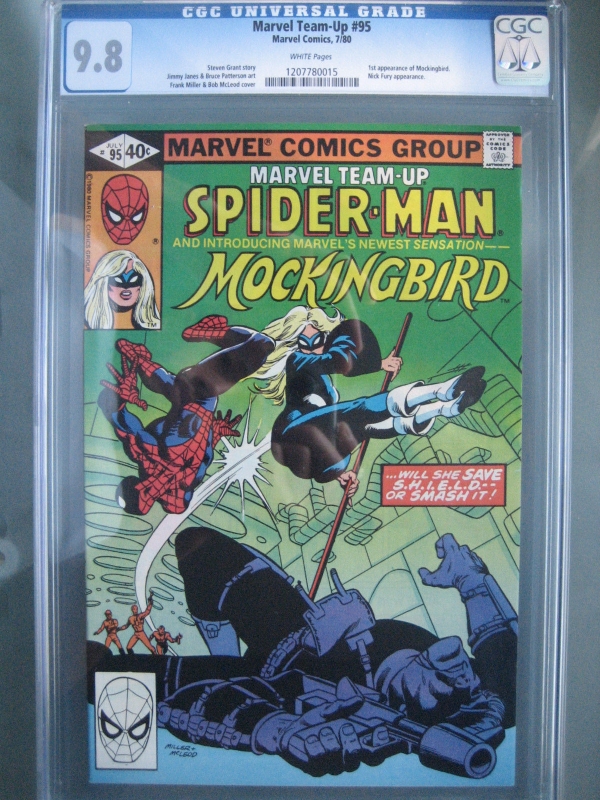 Marvel TeamUp 95 CGC 98 WP 1st Mockingbird Marvel Comics 1980