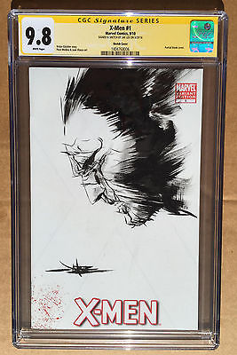 Jae Lee XMen  1 Wolverine Signed  Sketch CGC SS 98 Marvel 2010 Uncanny Movie