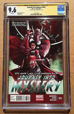 Sif Jaimie Alexander Signed CGC SS 96 Journey into Mystery 653 Cover Thor Loki