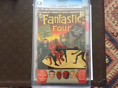 Fantastic Four 11 Feb 1963 Marvel CGC 70 Origin and 1st Impossible Man