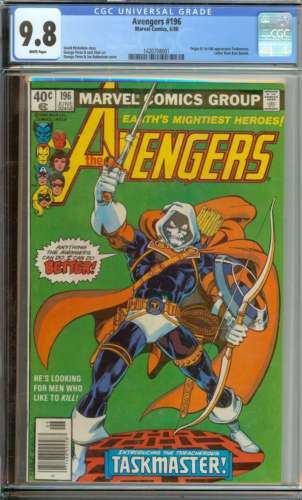 AVENGERS 196 CGC 98 WHITE PAGES