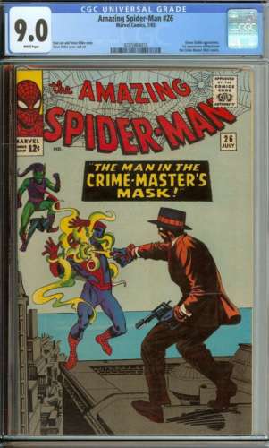 AMAZING SPIDERMAN 26 CGC 90 WHITE PAGES