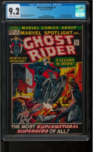 Marvel Spotlight 5 CGC 92 Origin First Appearence Ghost Rider Blaze Ploog Art