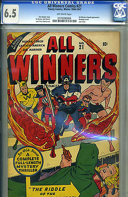 ALL WINNERS 21 CGC 65 UNIVERSAL 