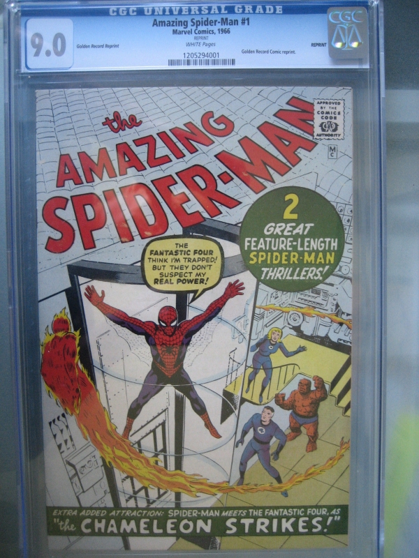 Amazing SpiderMan 1 CGC 90 WP GRR Silver Age Marvel Comics 1966