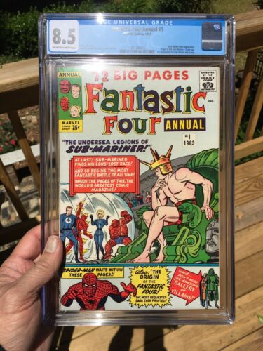 Fantastic Four Annual 1 CGC 85 OW To White Pages  Hard To Find In High Grade