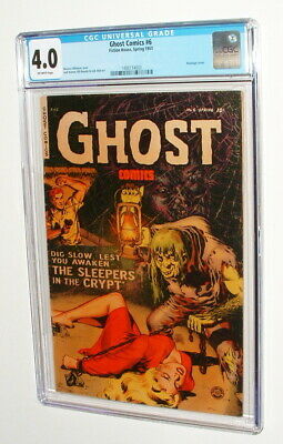 1953 Ghost Comics 6 comic book with Bondage Cover CGC graded  40