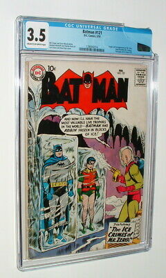 1959 BATMAN 121 comic book 1st Mr Freeze  CGC grade 35