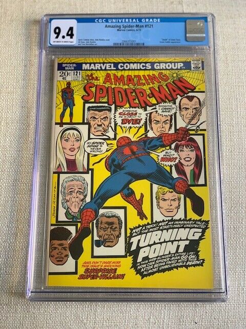 THE AMAZING SPIDERMAN 121 Death of Gwen Stacy CGC 94 Marvel Comics 1973