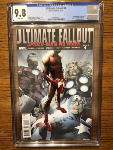 Ultimate Fallout 4 CGC 98  1st print  1st Miles Morales