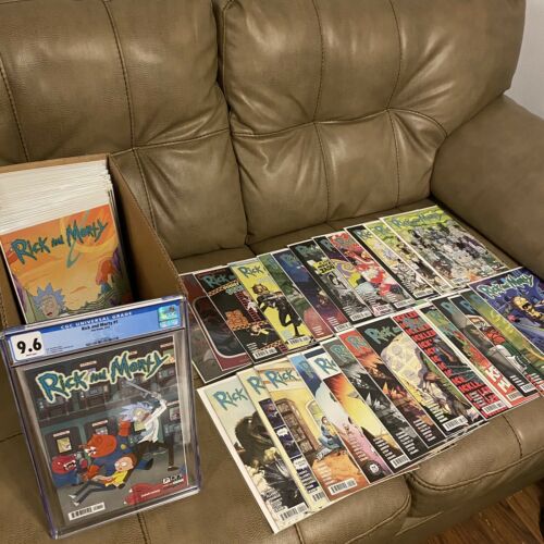 CGC 96 Rick And Morty 1  Issues 254  26 Random Variant Covers  80 Books