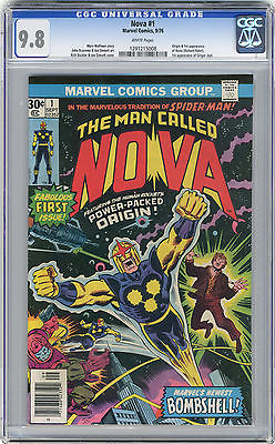 1976 Nova 1 CGC 98 White Pages