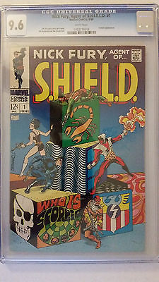 Nick Fury Agent of Shield 1 CGC 96 NM