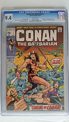 Conan 1 CGC 94 NM     White Pages