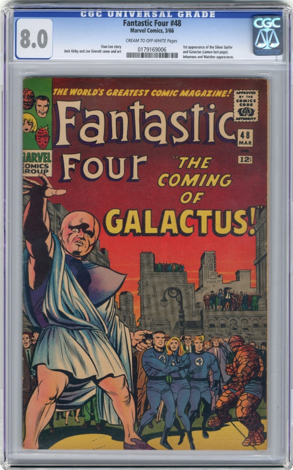 1966 Fantastic Four 48 CGC 80 1st Silver Surfer 