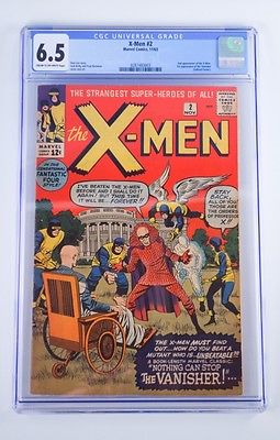 Vintage 1963 Marvel XMen 2 Silver Age Comic Book CGC Graded 65