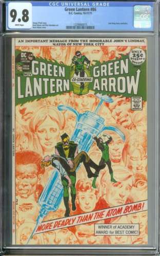 GREEN LANTERN 86 CGC 98 WHITE PAGES