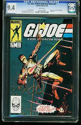 GI JOE REAL AMERICAN HERO 21 1984CGC GRADED 941st STORM SHADOW 0210327003