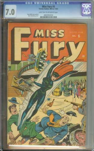 MISS FURY 6 CGC 70 LTOW PAGES