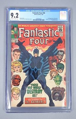 Vintage 1966 Marvel Comics Fantastic Four 46 CGC Graded Silver Age Comic