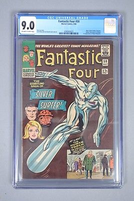 Vintage 1966 Marvel Comics Fantastic Four 50 CGC Graded Silver Age Comic