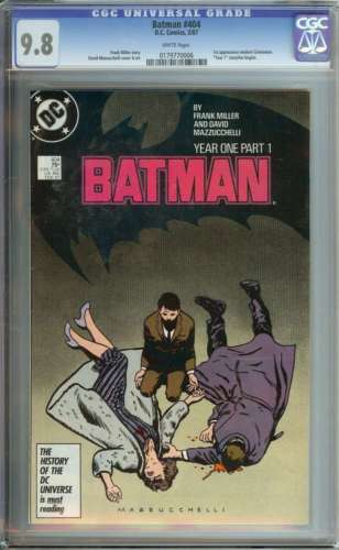 BATMAN 404 CGC 98 WHITE PAGES