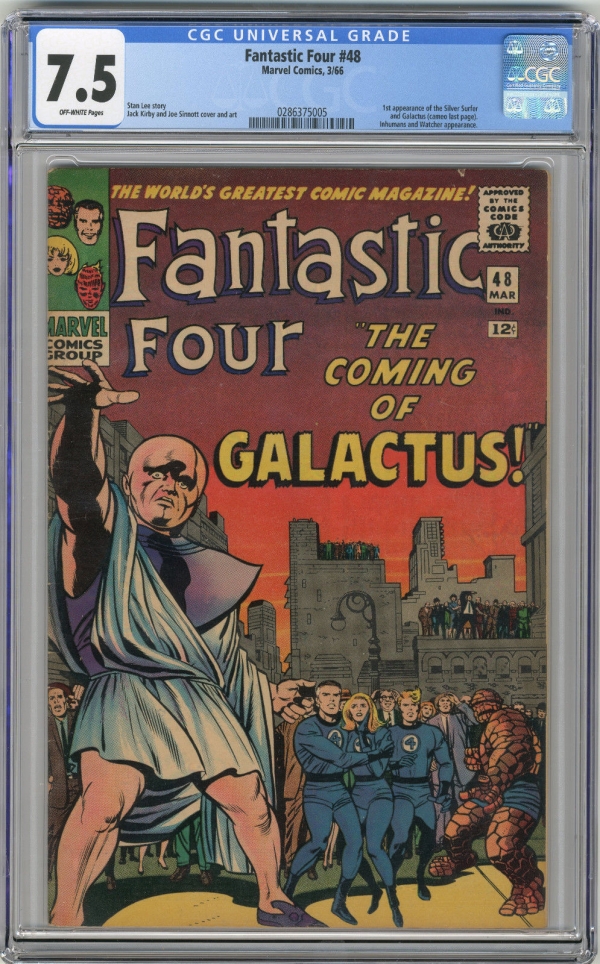 1966 Fantastic Four 48 CGC 75 1st Silver Surfer 