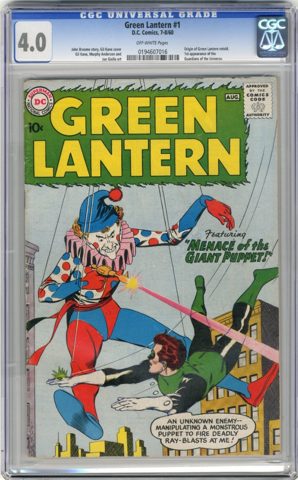 1960 Green Lantern 1 CGC 40 