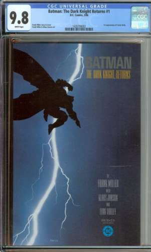 BATMAN DARK KNIGHT RETURNS 1 CGC 98 WHITE PAGES