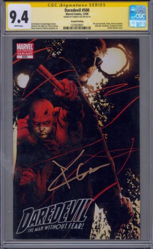 Charlie Cox Signed Daredevil 500 CGC Netflix Gold Pen