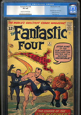 Fantastic Four 4  40 CGC   95000  or Genuine Best Offer